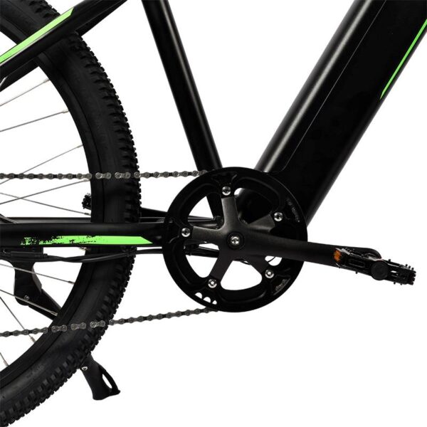 Bicicleta eléctrica MTB Spica verde 27.5" con frenos hidráulicos - Imagen 4