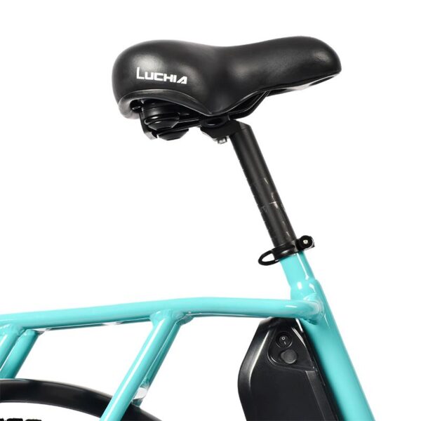 Fat ebike eléctrica tauro azul 20" con frenos de disco - Imagen 5