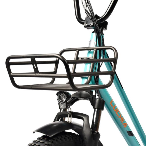 Fat ebike eléctrica tauro azul 20" con frenos de disco - Imagen 2