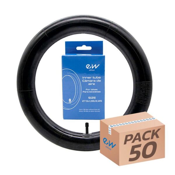 Cámara de aire 27.5x1.9/2.125 Ewheel - válvula recta - 50uds