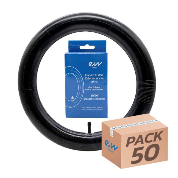 Cámara de aire 28/29x1.75/2.125 Ewheel - válvula recta - 50uds