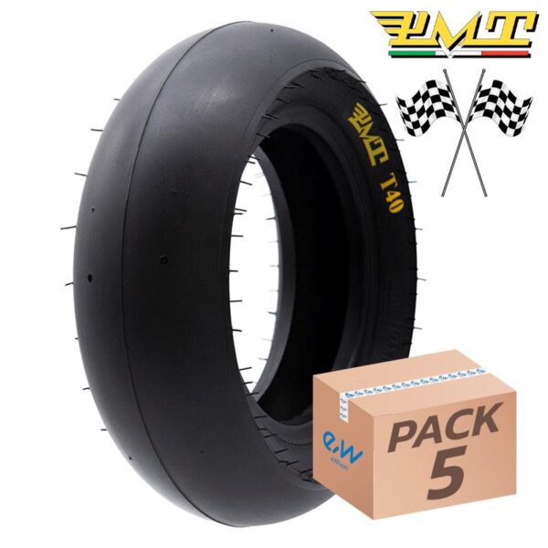Neumático tubeless radial T40 Slick 90/65R6.5 [PMT] - 5uds