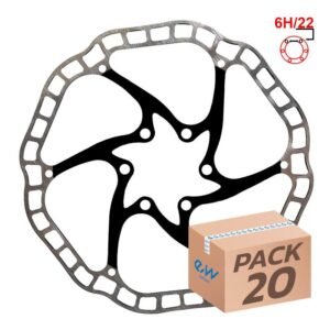 Disco de freno EWD001 140mm 6H negro - 20uds