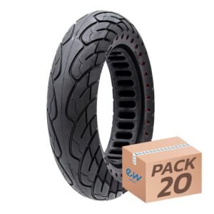 Rueda maciza ultraligera 10x2.5-6.1/B34 - puntos rojos [Nedong] - 20uds