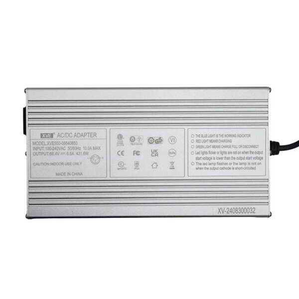 Cargador 60V (salida 66,4v) 6,5A conector GX16 [Ewheel]