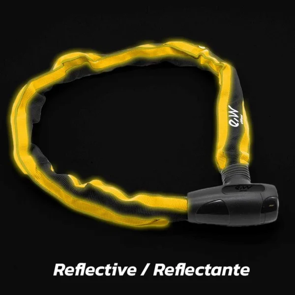 Candado EWLK018 de cadena con funda reflectante - Imagen 3