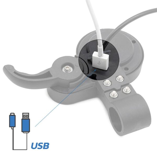 Display QS-S4 36-72V 6 pin con acelerador de índice