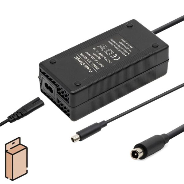 Cargador 36v (salida 42v) 3A conector DC 8mm