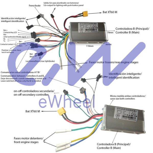 Controladora 52V 35A 1500W-A LCD JP [J&P]