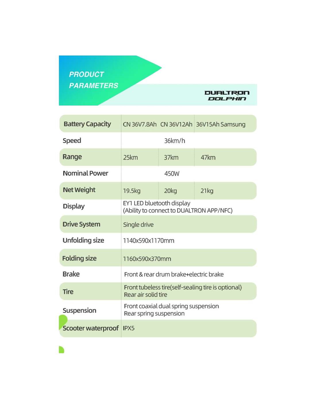 Patinete eléctrico Dualtron Dolphin Homologado DGT - Imagen 7