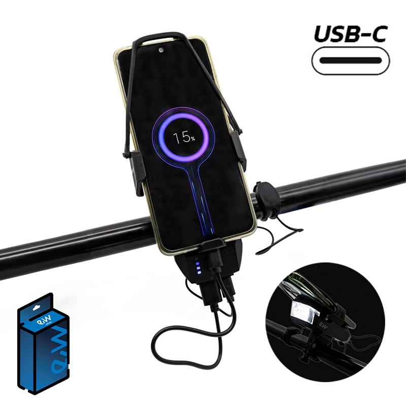 Soporte móvil EWS009 con powerbank. bocina y luz