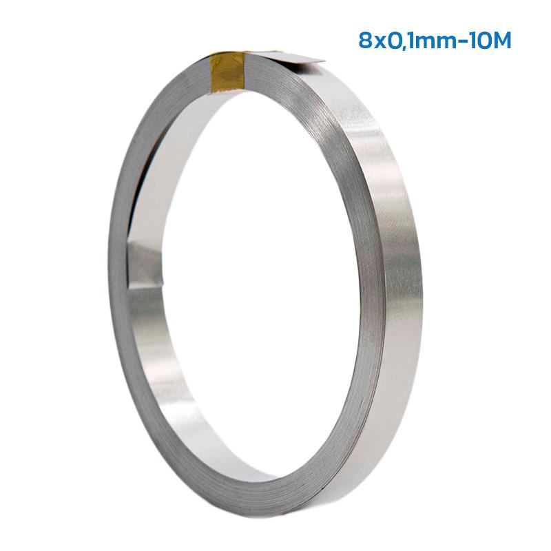 Niquel (acero niquelado) 8x0.2mm -10M