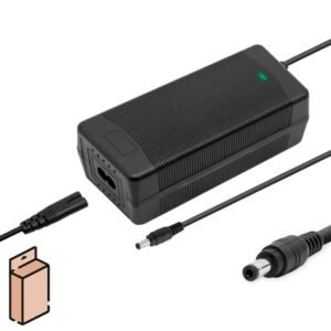 Cargador 48v (salida 54.6v) 2A conector DC 5.5x2.5mm