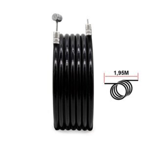 Camisa y cable de freno negro 1.95m