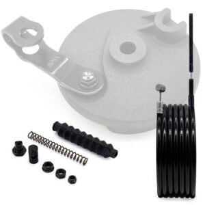 Camisa y cable de freno de tambor negro 1.16m