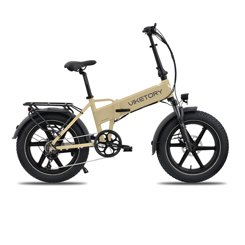 Lithor ebike fatbike plegable-crema