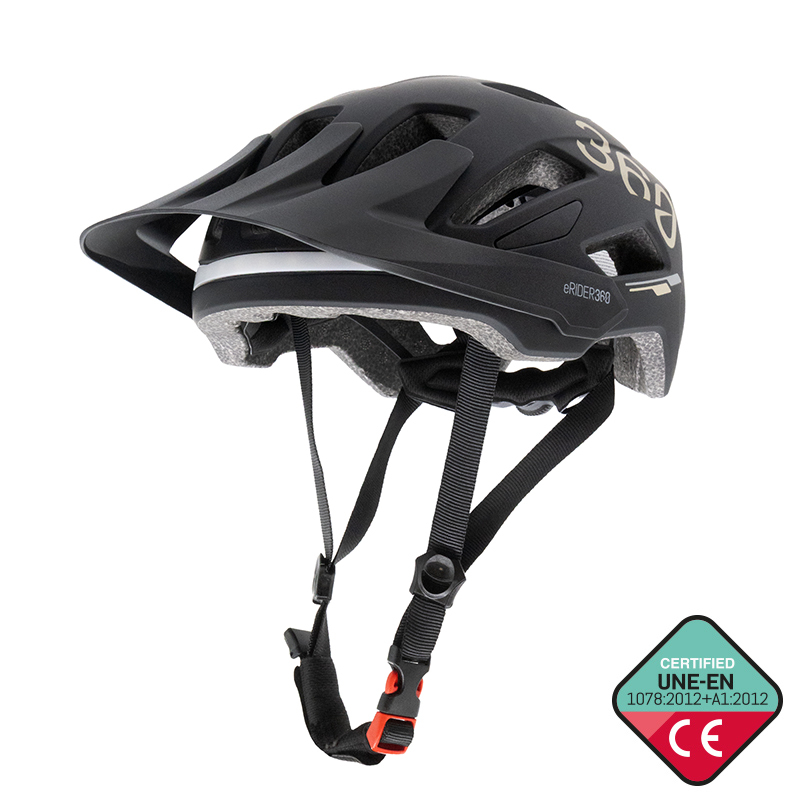 Casco CP04 negro L con intermitente