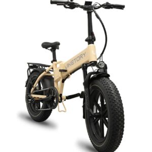 Lithor ebike fatbike plegable-crema